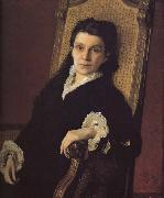 Ilia Efimovich Repin Sita Suowa portrait oil painting on canvas